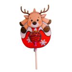 Decoratiune de Craciun, Bomboana Chupa Chups, Rosu, 11x8 cm, 009 - imagine 4