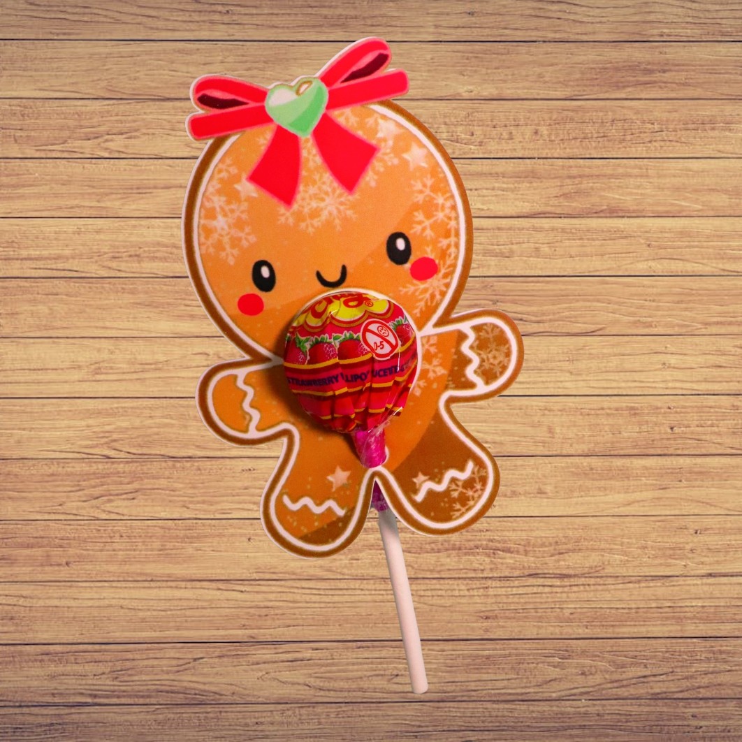 013... Decoratiune de Craciun, Bomboana Chupa Chups, Rosu, 10x7 cm, 013 - imagine 4