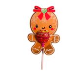 Decoratiune de Craciun, Bomboana Chupa Chups, Rosu, 10x7 cm, 013 - imagine 3