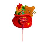 Decoratiune de Craciun, Bomboana Chupa Chups, Rosu, 7,5x8,5 cm, 016 - imagine 3