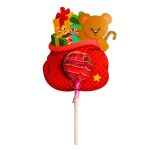 Decoratiune de Craciun, Bomboana Chupa Chups, Rosu, 7,5x8,5 cm, 016