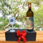 Set cadou de Sarbatori pentru coleg/a, Cutie de vin cu sticla si un pahar, 35x25cm, Vin Domeniile Panciu Feteasca Regala, CSVC012 - imagine 4