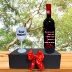 Set cadou Pensionare, Cutie de vin cu sticla si un pahar, 35x25cm, Vin Budureasca Clasic, CSVPN002 - imagine 4