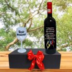 Set cadou Pensionare, Cutie de vin cu sticla si un pahar, 35x25cm, Vin Budureasca Clasic, CSVPN005 - imagine 4