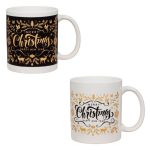 Cani de Craciun Ceramice Neagre, Merry Christmas, 330ml , DCJ272 - imagine 4