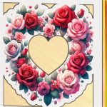 Cutii Aranjamente Licheni, Lemn, Alb, Inima, BL023 - imagine 3