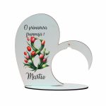 Suport Glob Floral tip Inima, Martie, Lemn, 20x19cm, SPGUV006