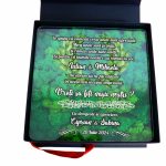 Cutie Cadou Cerere Nasi, Licheni, Verde, 23x23 cm, CLNUV002 - imagine 3