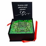 Cutie Cadou pentru Pensionare, Licheni, Verde, 23x23 cm, CLPUV001