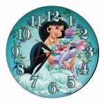 Ceas Disney cu Jasmine si elefantul ei, Aladdin, Lemn, CSDUV001 - imagine 5