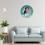 Ceas Disney cu Jasmine si elefantul ei, Aladdin, Lemn, CSDUV001 - imagine 2