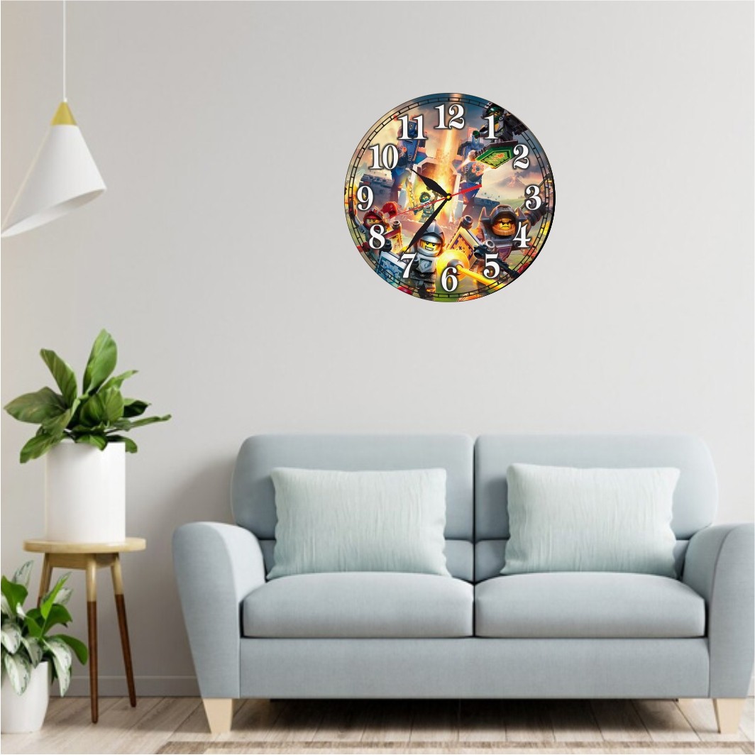 CSDUV013.. Ceas Disney, Lego Movie, Lemn, CSDUV013 - imagine 2