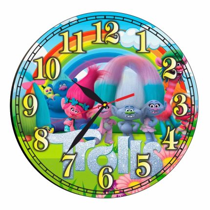 Ceas Disney, Trolli, Trolls, Lemn, CSDUV024