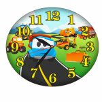 Ceas Disney, Camionul Leo, Lemn, CSDUV025 - imagine 4