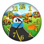 Ceas Disney, Camionul Leo, Lemn, CSDUV025 - imagine 5