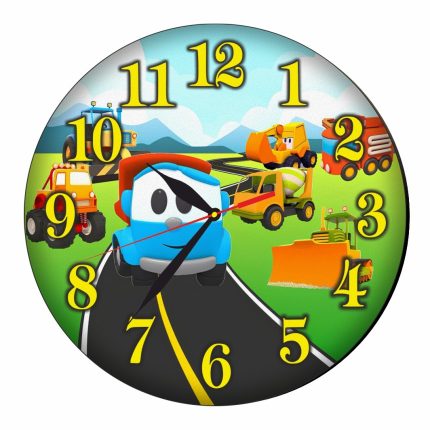 Ceas Disney, Camionul Leo, Lemn, CSDUV025