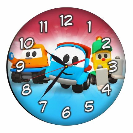 Ceas Disney, Camionul Leo, Lemn, CSDUV026