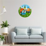 Ceas Disney, Camionul Leo, Lemn, CSDUV027 - imagine 2