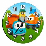 Ceas Disney, Camionul Leo, Lemn, CSDUV027 - imagine 5