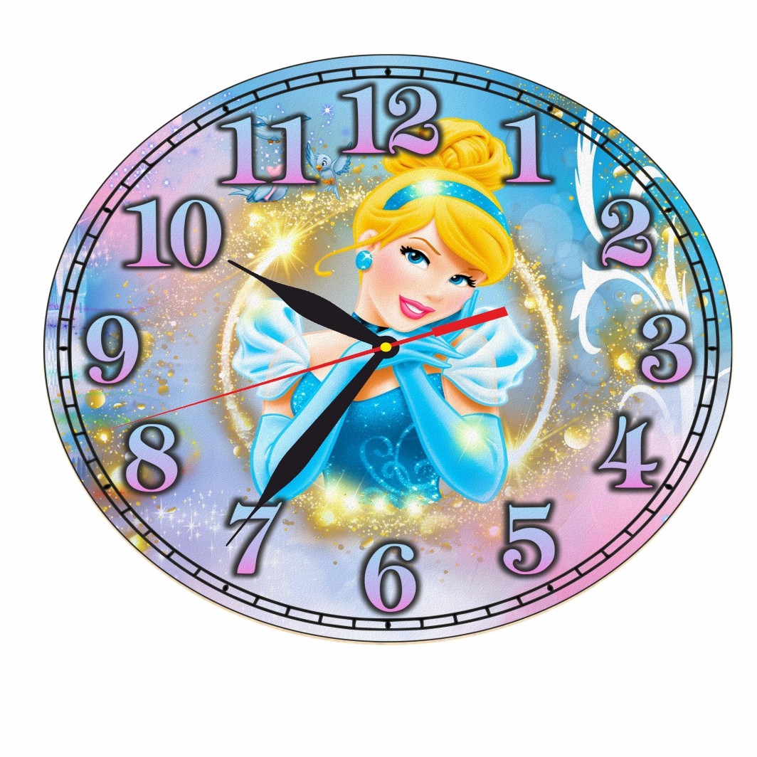 CSDUV046... Ceas Disney, Cenusareasa, Cinderella, Lemn, CSDUV046 - imagine 4