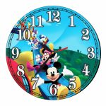 Ceas Disney, Clubul lui Mickey Mouse, Mickey Mouse Club House, Lemn, CSDUV050 - imagine 5