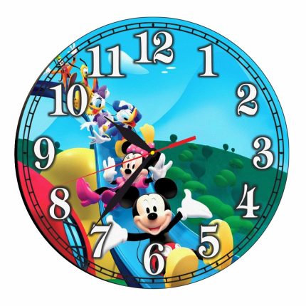 Ceas Disney, Clubul lui Mickey Mouse, Mickey Mouse Club House, Lemn, CSDUV050