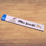 Set 2 Placute Numar Masina, Miri, Nunta, Lemn, 52x11cm, PMNUV017 - imagine 5