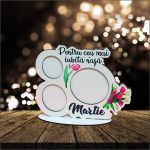 Rama foto, Martie, Lemn, 21x16,5 cm, RMFUV006 - imagine 4