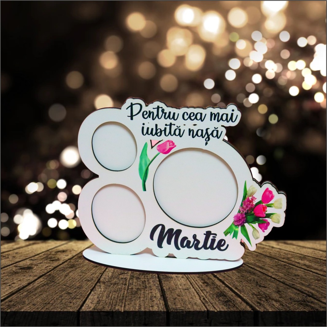 RMFUV006. Rama foto, Martie, Lemn, 21x16,5 cm, RMFUV006 - imagine 4