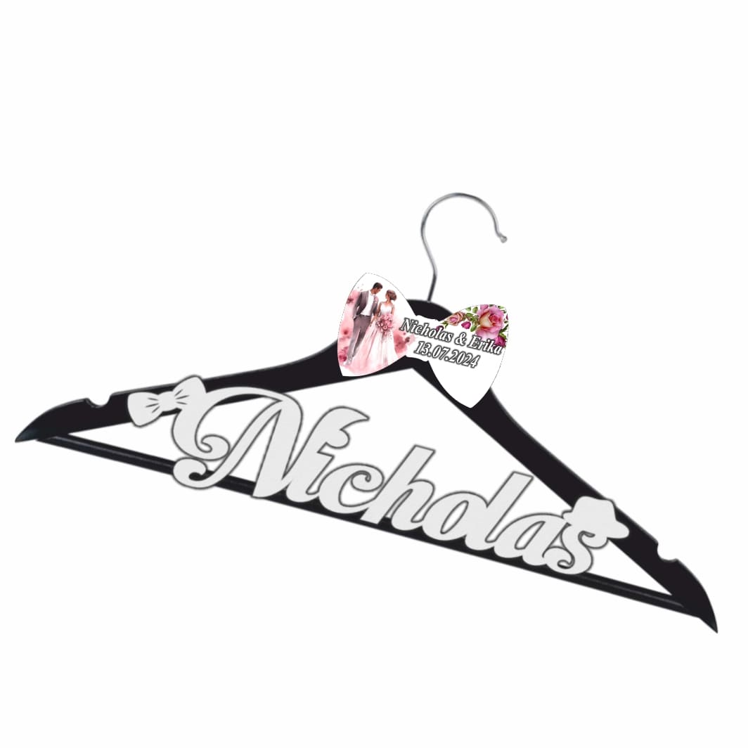 UNMUV007.. Umeras Personalizat, Nunta, Mire, Negru, UNMUV007 - imagine 3