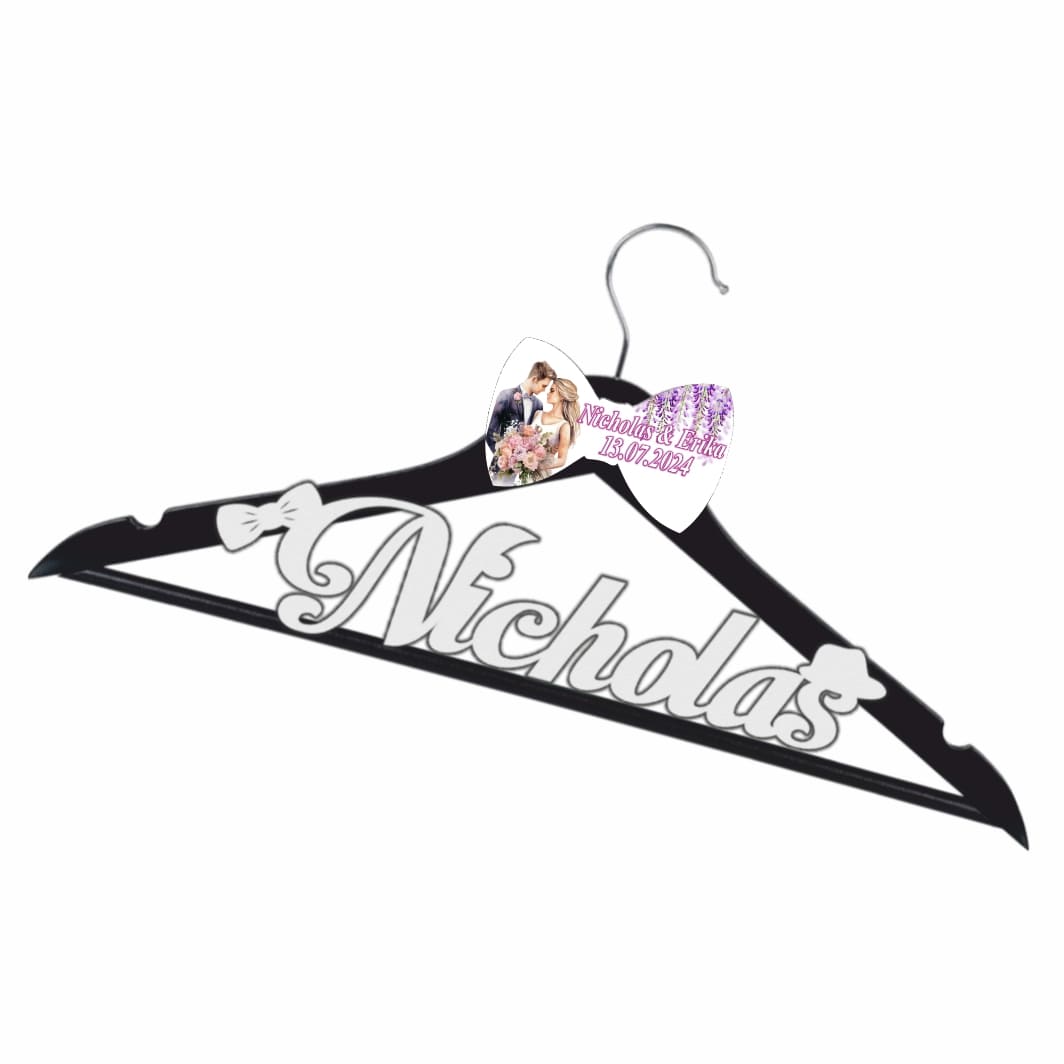 UNMUV010.. Umeras Personalizat, Nunta, Mire, Negru, UNMUV010 - imagine 4