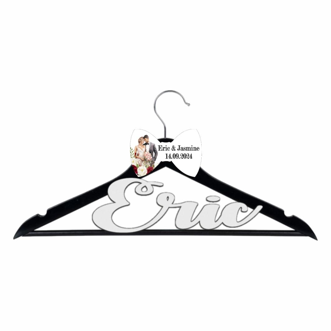 UNMUV020 Umeras Personalizat, Nunta, Mire, Negru, UNMUV020 - imagine 1