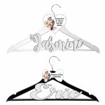 Set Umerase Personalizate, Nunta, Alb Negru, UNUV001 - imagine 5