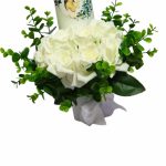 Set Lumanari Nunta, Personalizate, Mire Mireasa, 2 Bucati, Alb, 35 cm, LN023 - imagine 3