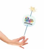 Artificie de Mana Botez, Aprinde-ma la tort, Personalizat, Stitch,  ABF005, 25cm