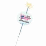 Artificie de Mana Botez, Aprinde-ma la tort, Personalizat, Stitch,  ABF007, 25cm - imagine 4
