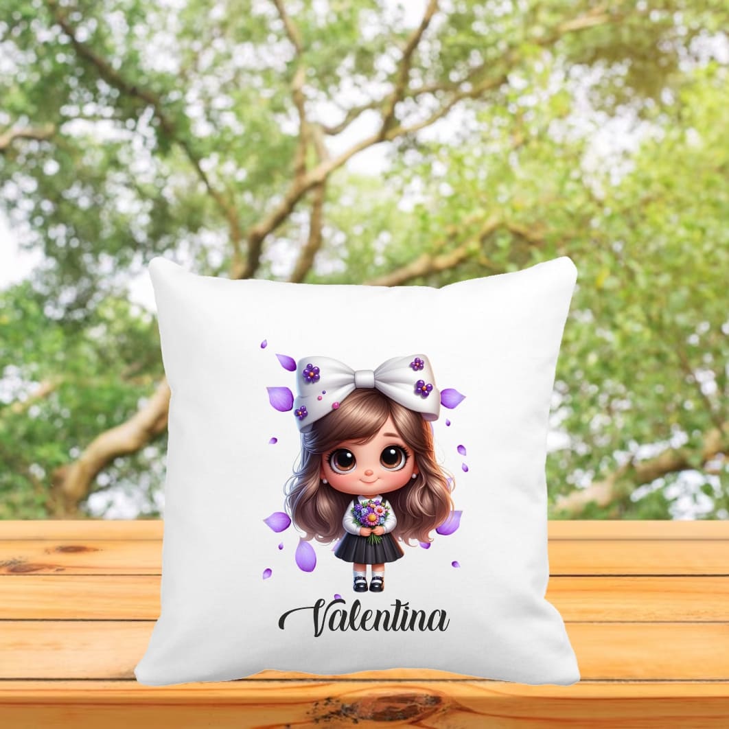 PGR018. Perna personalizata cu nume, Gradinita, Scolarita, 40x40 cm, PGR018 - imagine 3