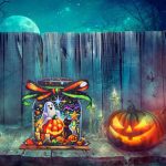 Decoratiune de Halloween, Multicolor, 20x20 cm, DH091 - imagine 3