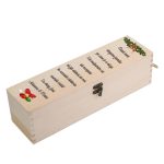 Cutie de vin, Craciun, Lemn, 35x10x10 cm, CVNCUV004 - imagine 5