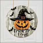 Decoratiune de Halloween, Happy Halloween, Multicolor, 40x40 cm, DH108 - imagine 3