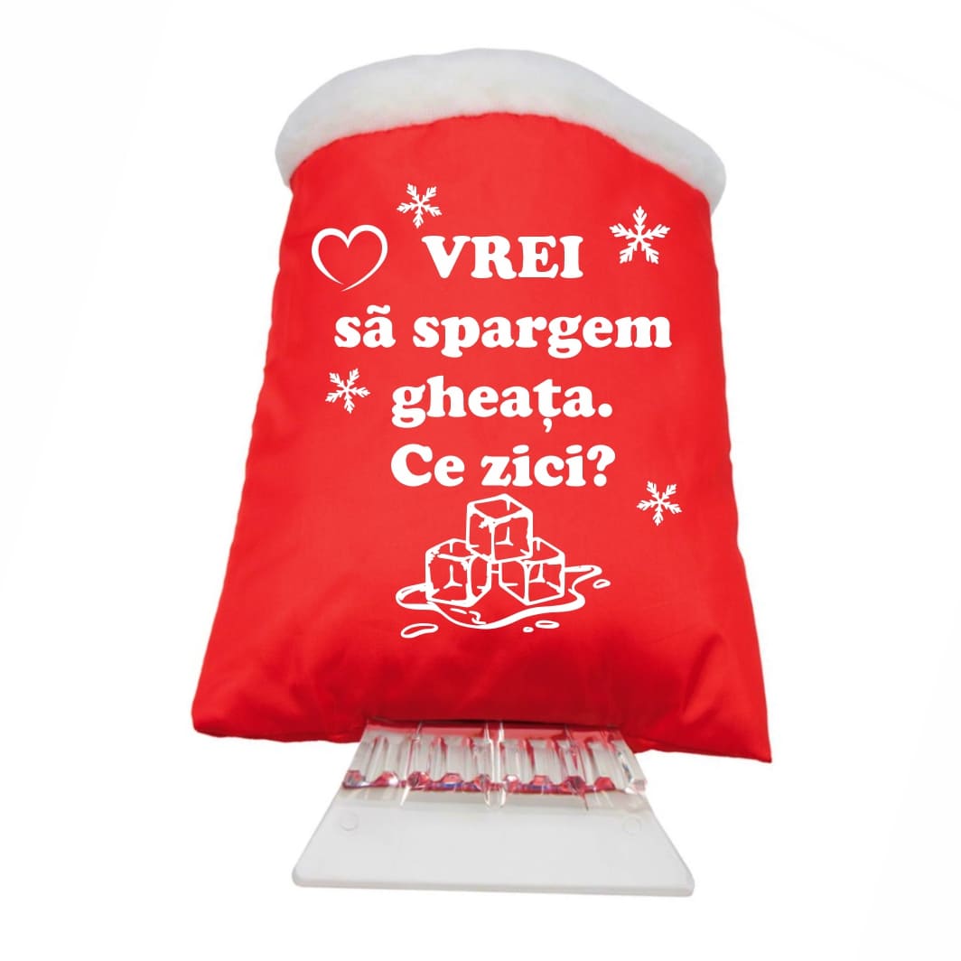 RMGH002 Racleta Personalizata de Craciun, Rosie, 24 cm, RMGH002 - imagine 1