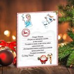 Scrisoare Mos Craciun, Lemn, 20x15 cm, SMCUV008 - imagine 3