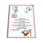 Scrisoare Mos Craciun, Lemn, 20x15 cm, SMCUV008 - imagine 4