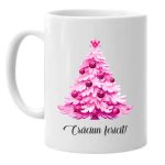 Cana de Craciun, Alba, Personalizata, Lady Grinch, 350 ml, CNCUV004 - imagine 2