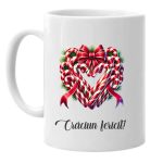 Cana de Craciun, Alba, Personalizata, Gnome, 350 ml, CNCUV007 - imagine 2