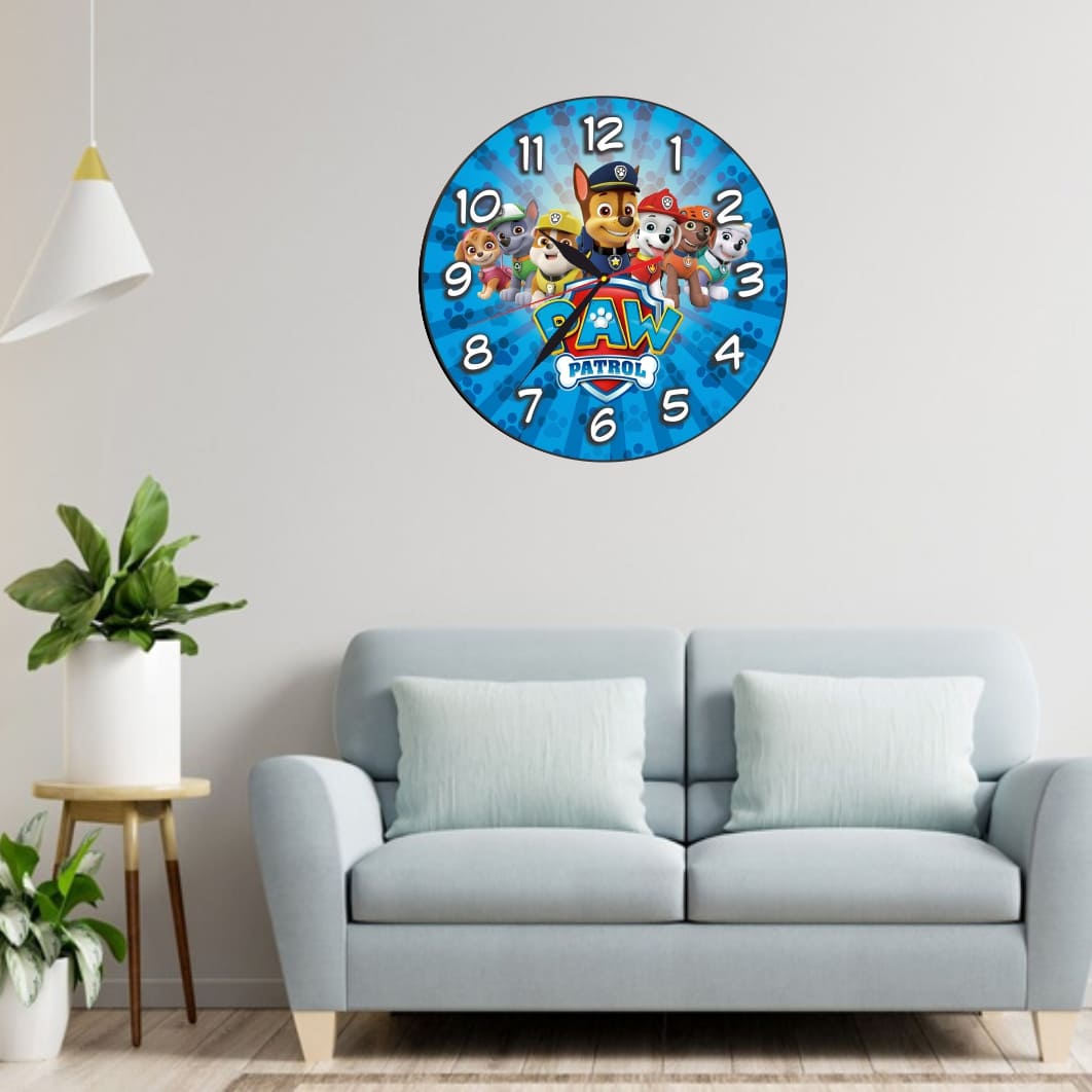 CSDUV106.. Ceas Disney, Patrula Catelusilor Lemn, CSDUV106 - imagine 2