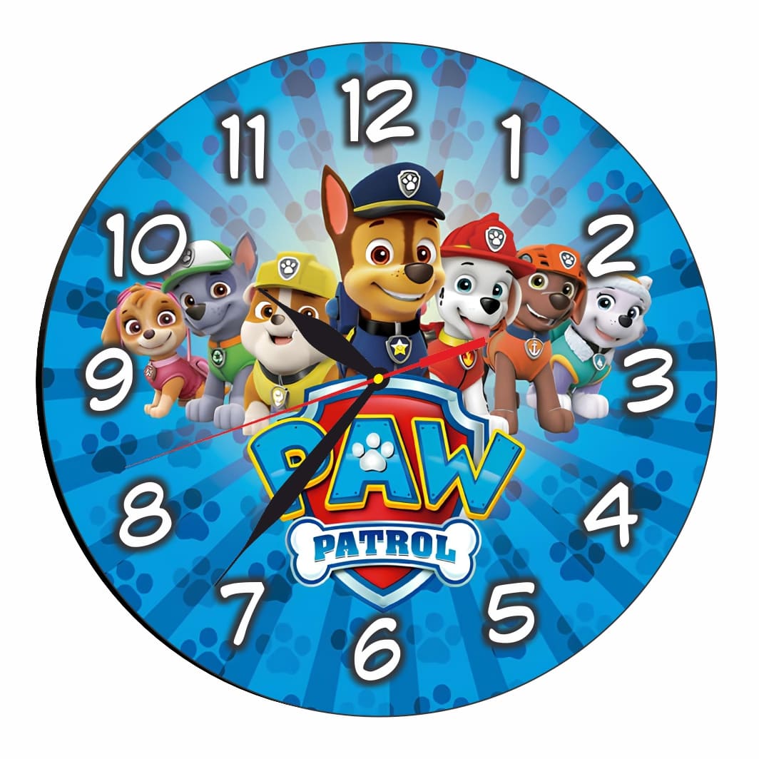 CSDUV106 Ceas Disney, Patrula Catelusilor Lemn, CSDUV106 - imagine 1