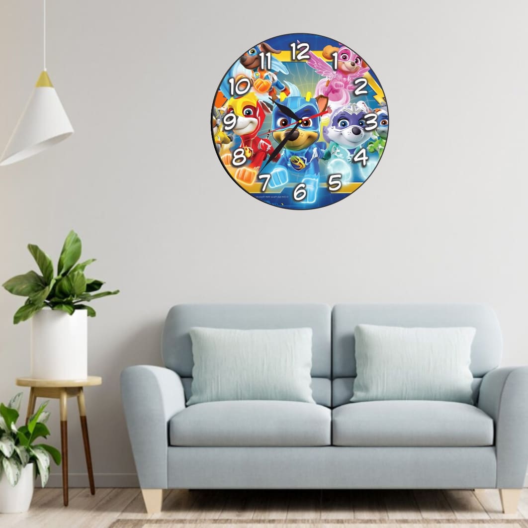 CSDUV107.. Ceas Disney, Patrula Catelusilor Lemn, CSDUV107 - imagine 2