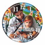 Ceas personalizat pentru Cabinet Pediatrie, Lemn, 40 cm, CDRUV043