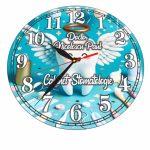 Ceas personalizat pentru Cabinet Stomatologie, Lemn, 40 cm, CDRUV052 - imagine 4